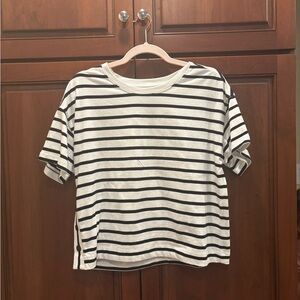 LOFT Monochrome Striped Tee